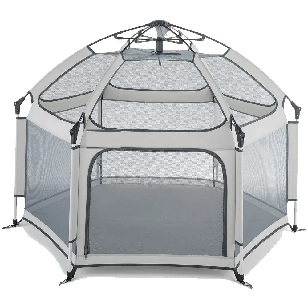 Calvonic™ Pop-Up Laufstall in Kosmosgrau